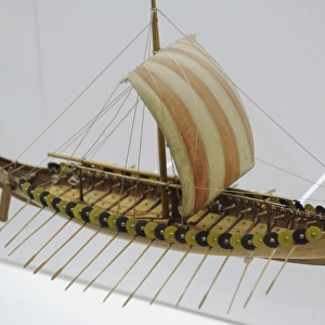 Gokstad Ship, approx. 900 A. D. Was found in a burial place n