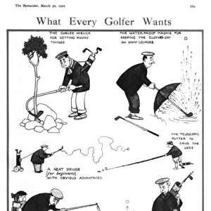 What every golfer wants by William Heath Robinson