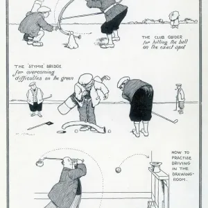 William Heath Robinson Print: Golfing Notes for the Novice William Heath Robinson Print: Golfing Notes for the Novice