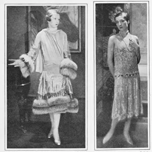 Two gowns from Lucien Lelong and Drecoll, Paris, 1926