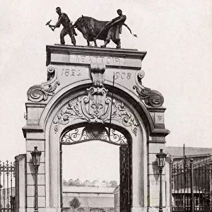 The Grand Gates to the Abattoir at Lille, France