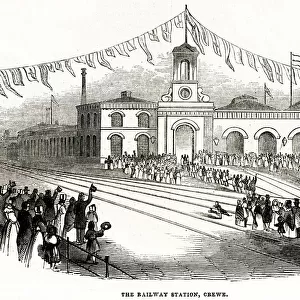 Grand Junction Railway in Crewe 1843