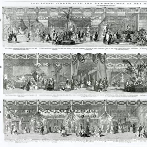 Grand Panorama of the Great Exhibition showing the south and north transept