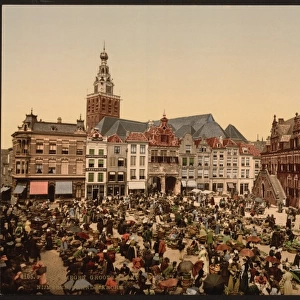 The great market, Nymegen (i. e. Nijmegen), Holland