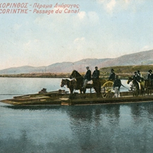 Greece - Crossing the Canal at Corinth