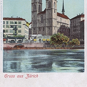 Grossmunster Church, Zurich, Switzerland
