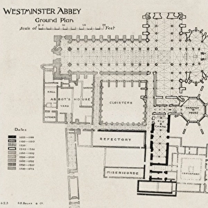 Ground Plan of Westminster Abbey