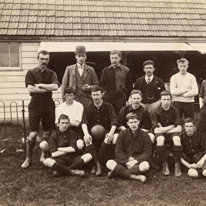 Group photo, St Ives football team (Huntingdonshire)