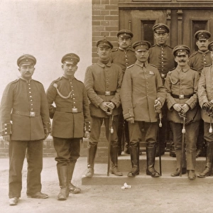 Group photo, Warthelager training camp, Germany, WW1