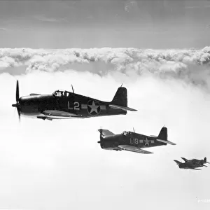 Four Grumman F6F Hellcats