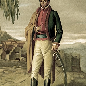 GUERRERO, Vicente (1782-1831). Leading revolutionary