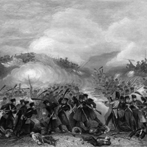 Two gun battery, Battle of Inkerman, Crimean War