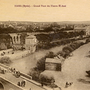 Hama Syria - Great Bridge over the El-Assi River