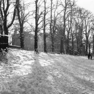 Hampstead Heath Snow Print, London 1960s Hampstead Heath Snow Print, London 1960s