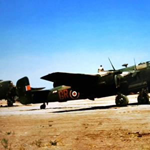 Handley Page Halifax II of No301 Squadron in Italy, Jul