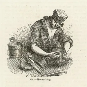 El sombrerero Circa 1850