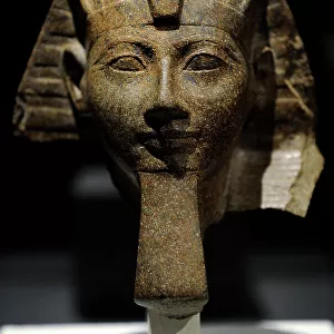 Head of a statue of queen Hatshepsut