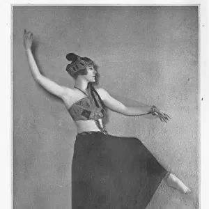 Helena Saxova, the talented dancer as she appears in Hassan