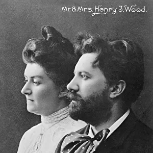 Henry Wood, English conductor, and his first wife