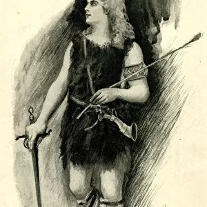 Herr Max Alvary as Siegfried in Wagners opera Date: 1890s