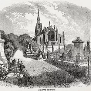 Highgate Cemetery and St Michael's Church, North London