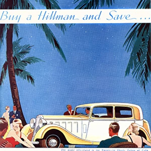Hillman advertisement for Twenty-70 Sports Saloon