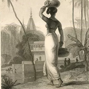 A Hindu Female by William Daniell