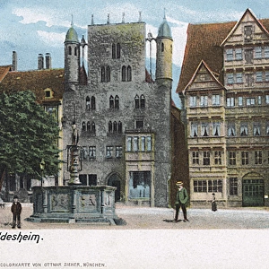 Historic buildings in Hildesheim, Germany