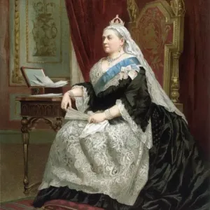 Queen Victoria Print 1887