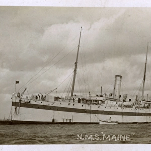 HMS Maine, an Auxiliary Hospital ship of the Royal Navy