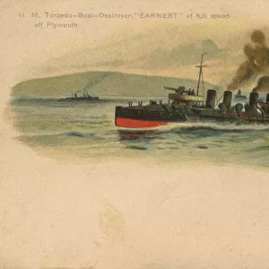 HMS torpedo boat destroyer, Earnest