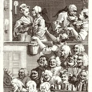 Hogarth's Laughing Audience Print Hogarth's Laughing Audience Print