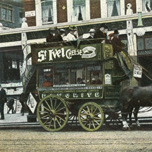 Holloway Road, London - Horse Omnibus