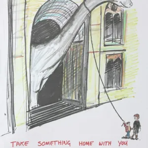Take Something Home Print, Circa 1980s Take Something Home Print, Circa 1980s