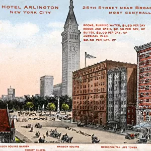 Hotel Arlington, New York City, USA