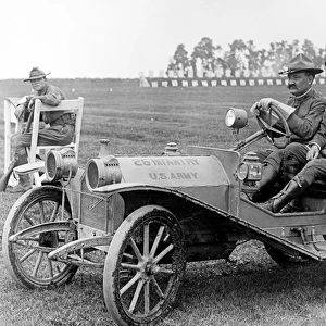 Hupp Motor Car Company driven by soldiers from the 26th infa