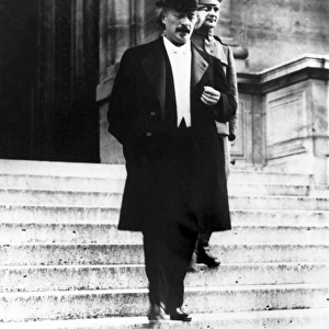 Ignacy Paderewski, Polish delegate at Versailles, France