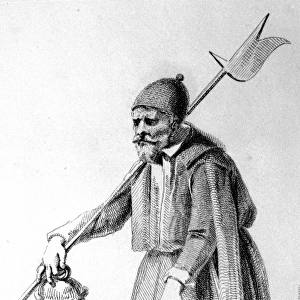 Illustration of an 18th century Bellman and Billman