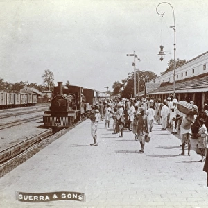 India - Railway Station at Mhow