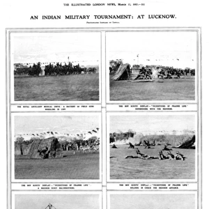 An Indian military tournament at Lucknow