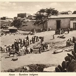The Indigenous Quarter at Harar, Ethiopia