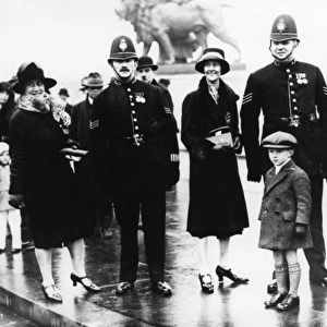 Inspector Alice B Clayden outside Buckingham Palace
