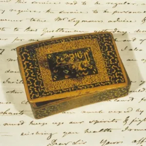 Letter from J Watt, 1803, with snuff box Print Letter from J Watt, 1803, with snuff box Print
