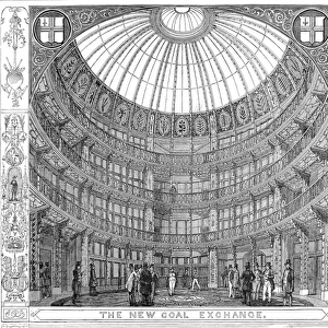 Interior of the Coal Exchange, London, 1849