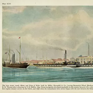 The iron steam vessels Meteor and Prince of Wales