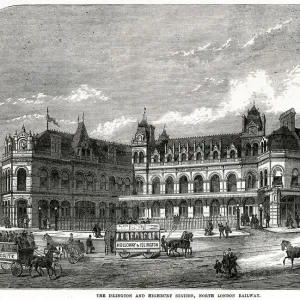 Islington and Highbury Station 1873