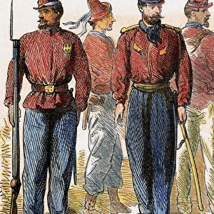 Italian Unification (1859-1924). Italian Volunteers known as