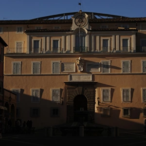 Italy. Castel Gandolfo. The Papal Palace or the Apostolic Pa