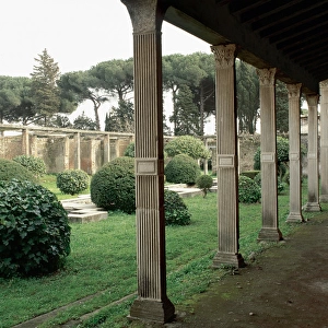 Italy. Pompeii. 1st century AD. House of Julia. Garden