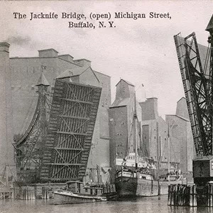 The Jacknife Bridge, Michigan Street, Buffalo, NY, USA